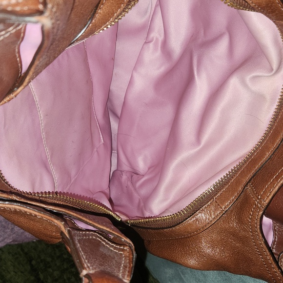 Authentic Coach Madison Maggie Brown Leather Hobo Shoulder Purse - Picture 15 of 17